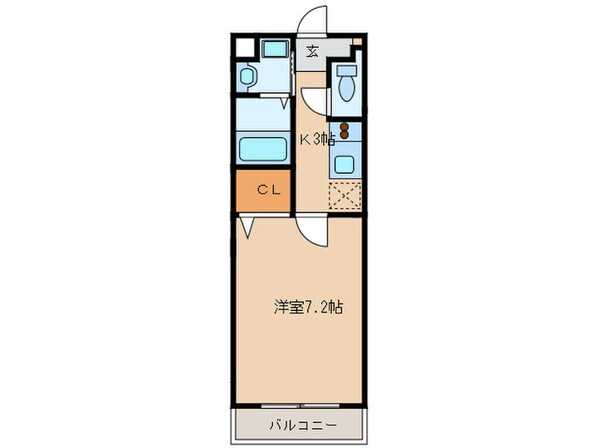 aube 春の町（ｵｰﾌﾞﾊﾙﾉﾏﾁ）の物件間取画像